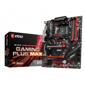 MSI B450 GAMING PLUS MAX AM4 Ryzen ATX Motherboard 4x DDR4 6xPCIE 1xM.2 DVI-D HDMI RAID LAN 6xSATAIII 6xUSB3.2 6xUSB2.0