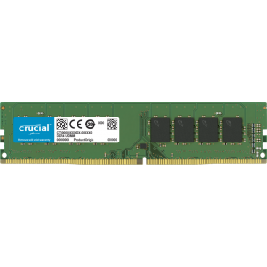 Crucial 8GB (1x8GB) DDR4 UDIMM 2666MHz CL19 Single Ranked Desktop PC Memory RAM ~CT8G4DFS8266