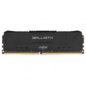Crucial Ballistix 16GB DDR4 UDIMM 3000Mhz CL15 Black Heat Spreader Desktop Gaming Memory