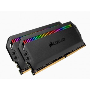 Corsair Dominator Platinum RGB 32GB (2x16GB) DDR4 3200MHz CL14 DIMM Unbuffered 14-14-14-34 XMP 2.0 Black Heatspreader 1.35V Desktop PC Gaming Memory