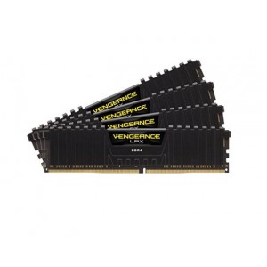Corsair Vengeance LPX 32GB (4x8GB) DDR4 3200MHz 32G 4 x 288 DIMM, Unbuffered, 16-18-18-36, Vengeance LPX Black Heat spreader, 1.35V, XMP 2.0, Supports