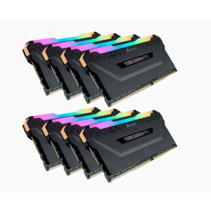 Corsair Vengeance RGB PRO 128GB (8x16GB) DDR4 3800MHz C19 19-19-19-39 Desktop Gaming Memory
