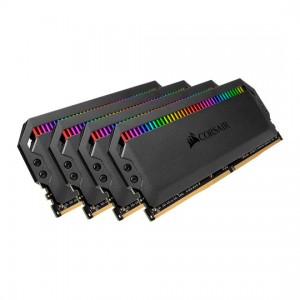 Corsair Dominator Platinum RGB 64GB (4x16GB) DDR4 3200MHz C16 XMP 2.0 White Desktop PC Gaming Memory ~CMT64GX4M4C3200C16