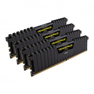 Corsair Vengeance LPX 64GB (4x16GB) DDR4 3000MHz C16 Desktop Gaming Memory Black ~CMK64GX4M4C3000C15