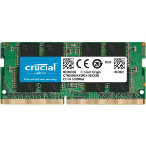 Micron (Crucial) CT16G4SFRA32A Crucial 16GB (1x16GB) DDR4 SODIMM 3200MHz CL22 1.2V Un-Ranked Notebook Laptop Memory RAM
