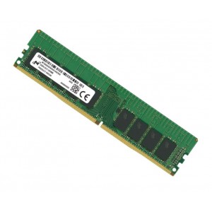MICRON (CRUCIAL) MTA18ASF2G72AZ-3G2R1R DDR4 16GB 3200Mhz (PC-25600) CL22 2R x8 Unbuffered ECC DIMM Desktop Memory []