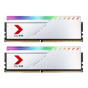 PNY XLR8 16GB (2x8GB) DDR4 UDIMM 3600Mhz RGB CL18 1.35V Silver Heat Spreader Gaming Desktop PC Memory