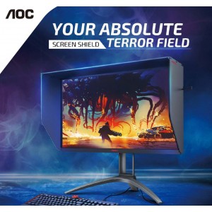 AOC AGON 27' IPS,0.5ms 240Hz Full HD, HDR 10 FreeSync 2, 400cd/m2 ,G-Sync Compatible, Screen Shield Gaming Monitor, VGA x 1, 2xHDMI 2.0 and 2x DP 1.4,