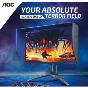AOC AGON 27' Nano-IPS 1ms 170Hz, 2560x1440, FreeSync Premium, G-Sync Compatible, Screen Shield, HDR, 2x HDMI 2.0 and 2x DP 1.4,  VESA 75mm, Light FX