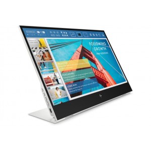 HP 1B065AA E14 14" FHD IPS USB-C Portable Monitor 1920x1080 Dual USB Type-C Tilt Adjustable Low Light Mode Slim Lightweight includes Sleeve 3yrs wty
