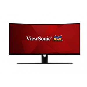 ViewSonic 34' VX3418-2KPC 3440x1440, 144Hz, 1500R Ultrawide & Curved, HDR10, Adaptive Sync, 2x HDMI, 2x DP, Speakers, VESA 100x100  Gaming Monitor