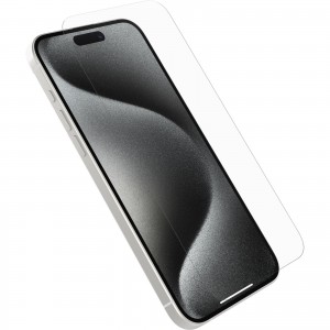 OTTERBOX 77-93931 Glass Apple iPhone 15 Pro Max (6.7") Screen Protector Clear - , Drop Protection, Anti-Scratch, Flawless Touch,2 Years Warranty