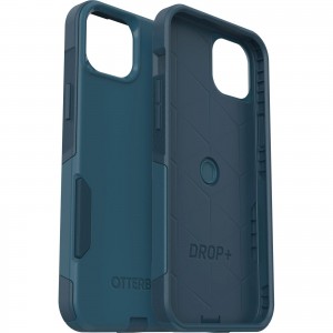 OtterBox Apple iPhone 14 Plus Commuter Series Antimicrobial Case - Don't Be Blue (77-88409), 3X Military Standard Drop Protection, Secure Grip