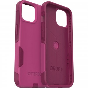 OtterBox Apple iPhone 14 / iPhone 13 Commuter Series Antimicrobial Case - Into The Fuchsia (Pink) (77-89646), 3X Military Standard Drop Protection