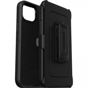 OtterBox Apple iPhone 14 Plus Defender Series Case - Black (77-88362), 4X Military Standard Drop Protection, Multi-Layer Protection