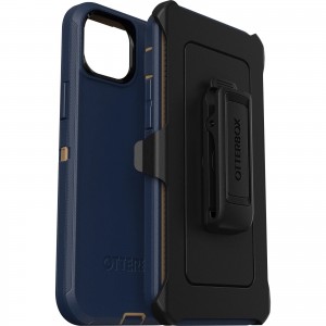 OtterBox Apple iPhone 14 Plus Defender Series Case - Blue Suede Shoes (77-88367), 4X Military Standard Drop Protection, Multi-Layer Protection