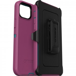 OtterBox Apple iPhone 14 Plus Defender Series Case - Canyon Sun (Pink) (77-88369), 4X Military Standard Drop Protection, Multi-Layer Protection