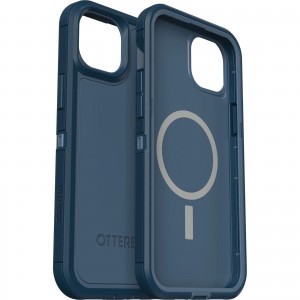 OtterBox Apple iPhone 14 Plus Defender Series XT Case with MagSafe - Open Ocean (Blue) (77-89115), 5x Military Standard Drop Protection
