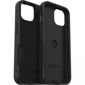 OtterBox Apple iPhone 14 / iPhone 13 Commuter Series Antimicrobial Case - Black (77-89634), 3X Military Standard Drop Protection