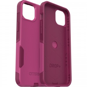 OtterBox Apple iPhone 14 Plus Commuter Series Antimicrobial Case - Into The Fuchsia (Pink) (77-88413), 3X Military Standard Drop Protection