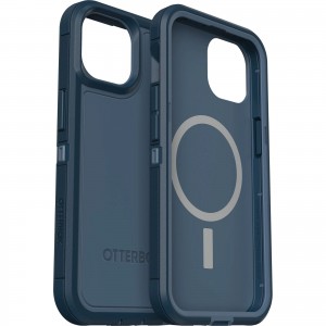 OtterBox Apple iPhone 14 / iPhone 13 Defender Series XT Case with MagSafe - Open Ocean (Blue) (77-89805), 5x Military Standard Drop Protection