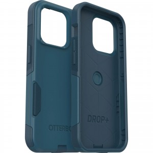 OtterBox Apple iPhone 14 Pro Commuter Series Antimicrobial Case - Don't Be Blue (77-88429), 3X Military Standard Drop Protection, Secure Grip