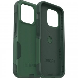 OtterBox Apple iPhone 14 Pro Commuter Series Antimicrobial Case - Trees Company (Green) (77-88437), 3X Military Standard Drop Protection, Secure Grip