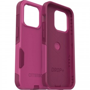 OtterBox Apple iPhone 14 Pro Commuter Series Antimicrobial Case - Into The Fuchsia (Pink) (77-88433), 3X Military Standard Drop Protection