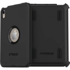 OtterBox Apple iPad Mini (8.3-inch) (6th Gen) Defender Series Case - Black (77-87476), 4X Military Standard Drop Protection, Port Protection