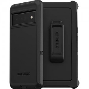 OtterBox Google Pixel 6 Pro (6.7') Defender Series Case - Black (77-84055), 4X Military Standard Drop Protection, Port Protection