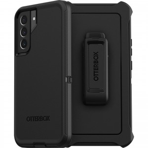 OtterBox Samsung Galaxy S22+ 5G (6.6') Defender Series Case - Black (77-86361), Multi-Layer defense, Wireless Charging Compatible, Port Protection