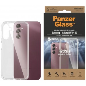 PanzerGlass Samsung Galaxy A14 5G (6.6') HardCase - Clear(0436), Antibacterial,3X Military-Grade Standard, Shock resistant, Scratch resistant, 2YR