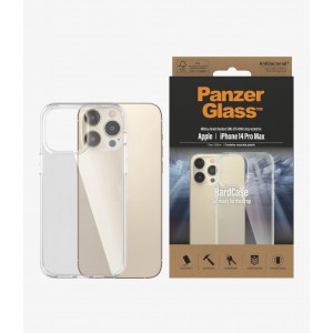 PanzerGlass Apple iPhone 14 Pro Max HardCase - Clear (0404), AntiBacterial, 3X Military Grade Standard, Anti-Yellowing, Scratch Resistant