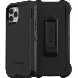OtterBox Apple iPhone 11 Pro Defender Series Case - Black (77-62519), 4X Military Standard Drop Protection, Port Protection