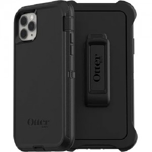 OtterBox Apple iPhone 11 Pro Max Defender Series Case - Black (77-62581), 4X Military Standard Drop Protection, Port Protection