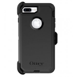 OtterBox Apple iPhone 8 Plus / iPhone 7 Plus Defender Series Case - Black (77-56825), 4X Military Standard Drop Protection, Multi-Layer Protection