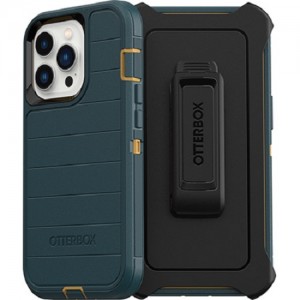 OtterBox Apple iPhone 13 Pro Defender Series Pro Case - Hunter Green (77-83534), 4X Military Standard Drop Protection, Multi-Layer Protection