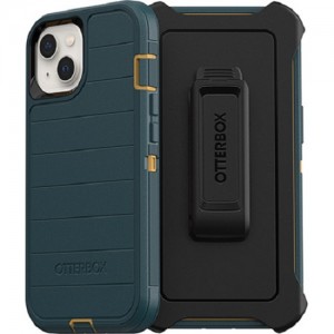 OtterBox Apple iPhone 13 Defender Series Pro Case - Hunter Green (77-85478), 4X Military Standard Drop Protection, Multi-Layer Protection, Slim design