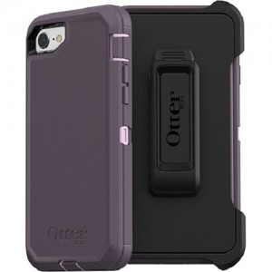 OtterBox Apple iPhone SE (3rd & 2nd Gen) and iPhone 8/7 Defender Series Case - Purple Nebula (77-56605), 4X Military Standard Drop Protection