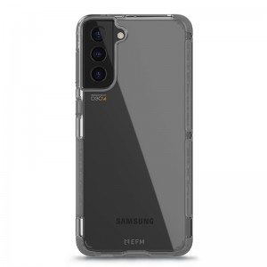 EFM Cayman Case for Samsung Galaxy S21+ 5G - Smoke Black (EFCCASG271SMB), Antimicrobial, 6m Military Standard Drop Tested, Shock & Drop Protection