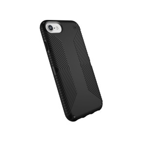 SPECK APPLE IPHONE SE 2020/8 PRESIDIO2 GRIP BLACK- Microban® Antimicrobial & Superior Durability Protection, Wireless Charging Allow