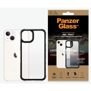 PanzerGlass Apple iPhone 13 SilverBullet Case - Black Edition (0319), 3X Military Grade Standard, AntiBacterial, Anti-Yellowing, Scratch Resistant