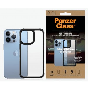 PanzerGlass Apple iPhone 13 Pro SilverBullet Case - Black Edition (0324), 3X Military Grade Standard, AntiBacterial, Anti-Yellowing, Scratch Resistant