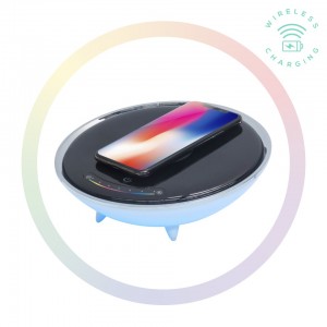 mbeat Wireless Charging Station with RGB Colour Lighting Charging Stand - Compatible with iPhone 8/8 PLUS/X/Galaxy S8