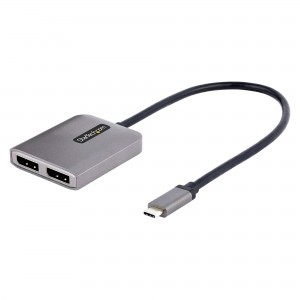 StarTech 2-Port USB-C to DisplayPort MST Hub 4K