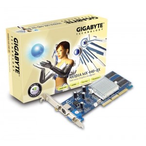 GIGABYTE NVIDIA GeForce MX440 64mb AGP 8x Graphics Card