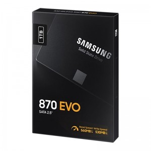Samsung 870 Evo 1TB 2.5" SATA III 6GB/s V-NAND SSD MZ-77E1T0BW