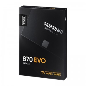 Samsung 870 Evo 500GB 2.5" SATA III 6GB/s V-NAND SSD MZ-77E500BW