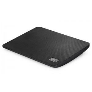 Deepcool Wind Pal Mini Notebook Cooler Black 15.6' Max, Metal Mesh, 140mm Fan, Blue LED, USB Passthrough