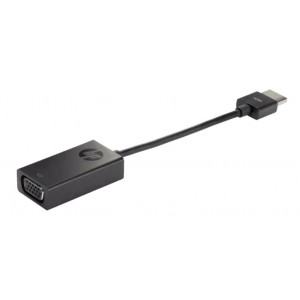 HP HDMI to VGA Adapter  for Audio/Video Device, Ultrabook, Notebook, Monitor